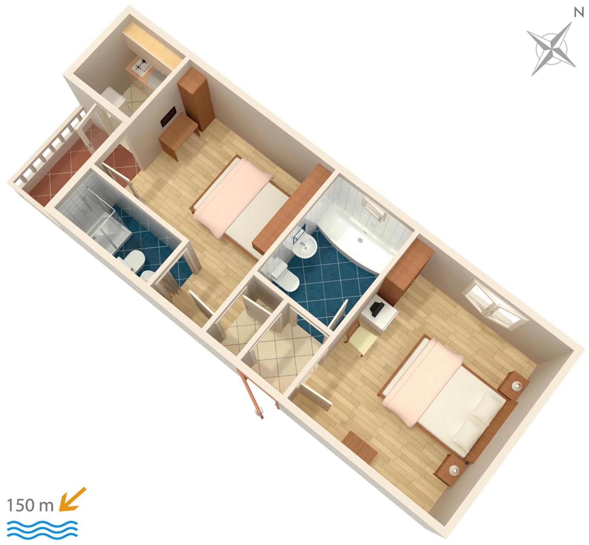 Apartments By The Sea Duce, Omis - 5973 المظهر الخارجي الصورة